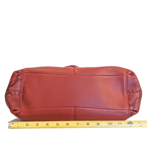 COACH Leather Lexy Shoulder Bag F20920 Terra Cotta - Picture 6 of 12